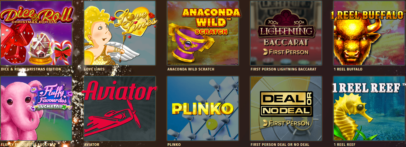 Jeux originaux exclusifs de Tropezia Palace Casino